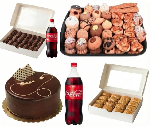 Cevizli Baklavalı 9-10 Kişilik Pasta Menüsü